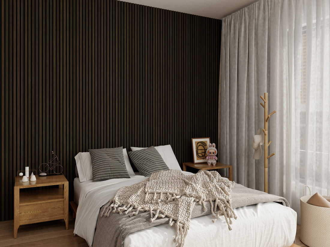 Smoked Oak Acoustic Wall Panel