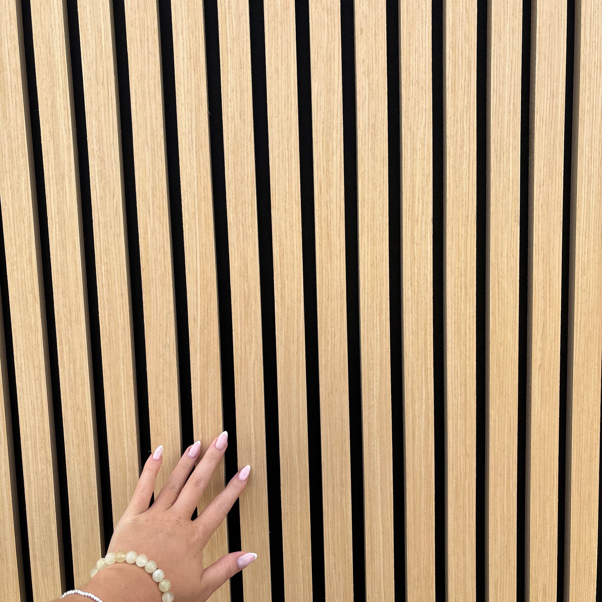 White Oak Acoustic Wall Panel